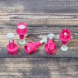 Набор плунжеров кондитерских "Праздник", 5 ш 5 шт