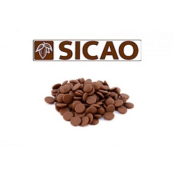 Sicao Шоколад молочный в галлетах 33% 1 кг, Россия