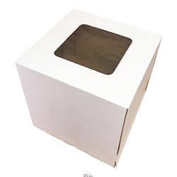 Коробка для торта 32 см*32 см*35 см с окном